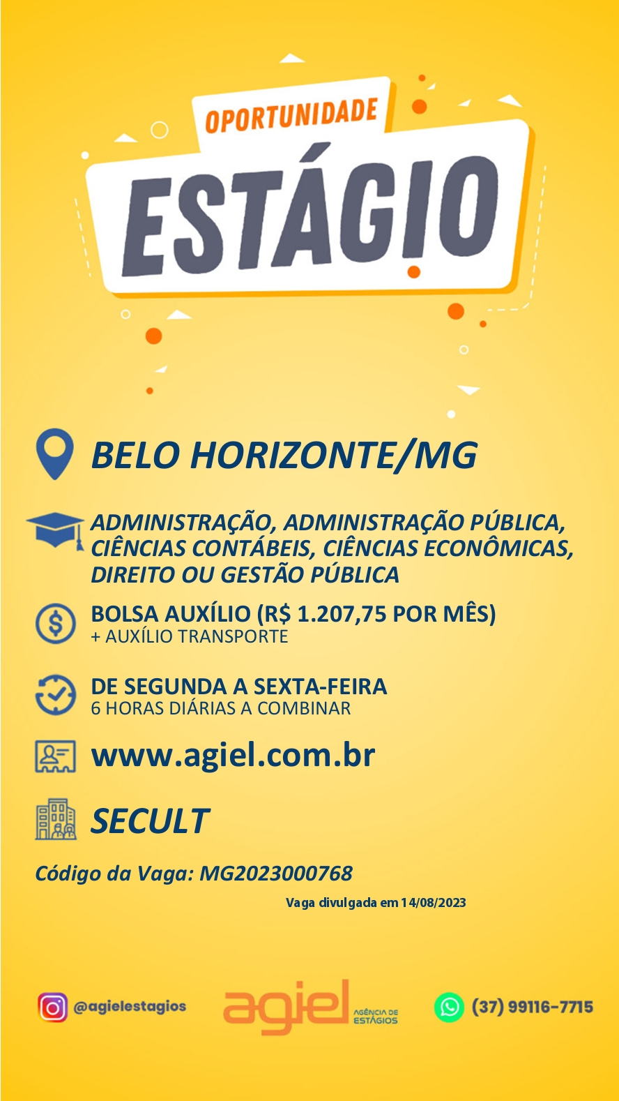 Estágio – Agiel / Escritório de Advocacia – Graduação em Direito